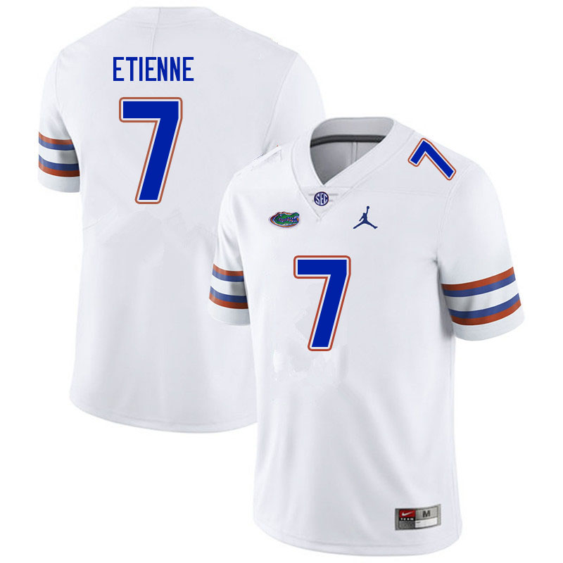 Men #7 Trevor Etienne Florida Gators College Football Jerseys Sale-White - Click Image to Close